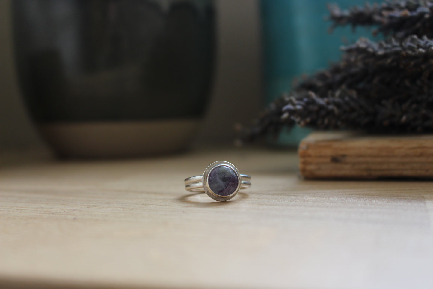 Dual Lilac Ring